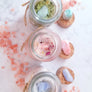 GEM GODDESS - ROSE GERANIUM AND PINK BOTSWANA AGATE BATH SALT
