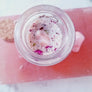 GEM GODDESS - ROSE GERANIUM AND PINK BOTSWANA AGATE BATH SALT