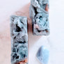 Perception: Artisan Organic Raw Cacao, Indigo Root, Madder Root, Frankincense and Blue Lace Agate
