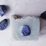Blue Logic: Cambrian Blue Clay, Lemongrass Essential Oil and Blue Quartz Soap Bar