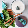 Enlightened Path: Peppermint, Cinnamon and Labradorite Soy Candle