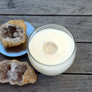 Aura Cleanse: Sage and Geode Soy Candle
