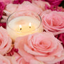 Infinite Gratitude: Rose Geranium and Rose Quartz Soy Candle