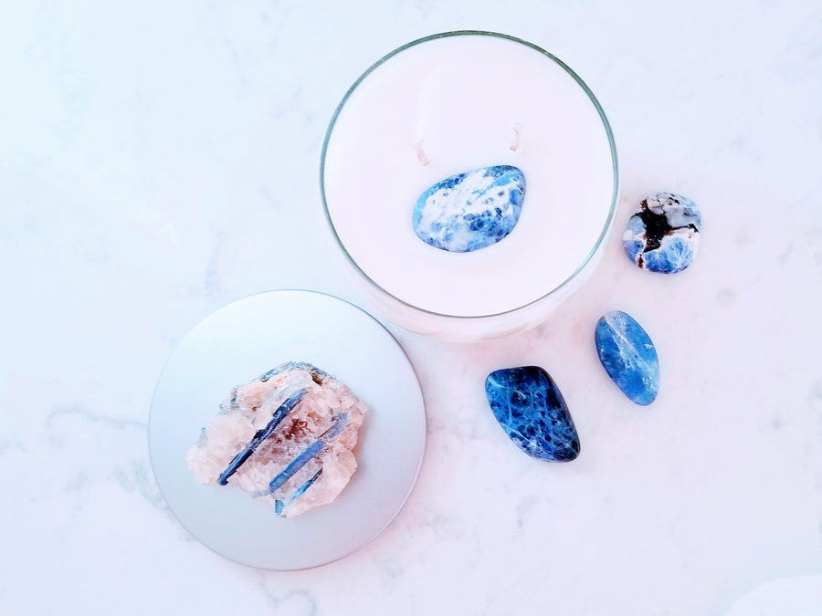 Blue Vision: Juniper and Kyanite Soy Candle