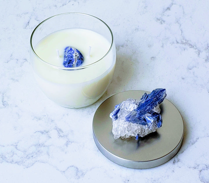 Blue Vision: Juniper and Kyanite Soy Candle