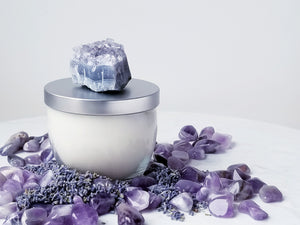Inner Wisdom: Lavender and Amethyst Soy Candle